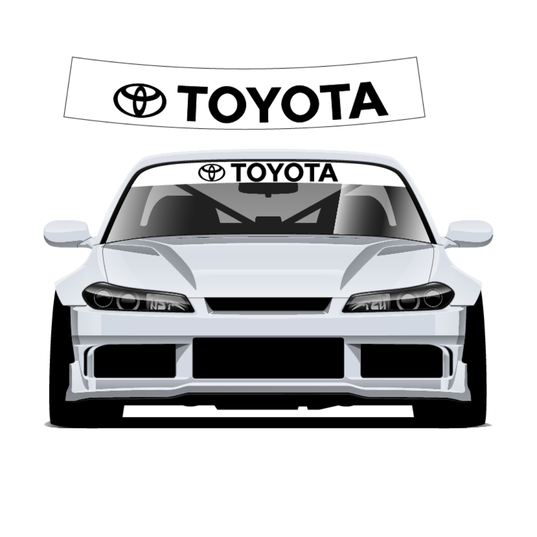Toyota st205 st202 st185 model specific Sun Strip 130cm x 25cm