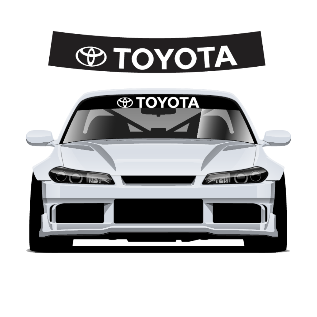 Toyota st205 st202 st185 model specific Sun Strip 130cm x 25cm