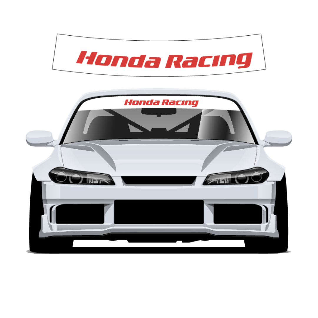Honda Racing Sun Strip 140cm x 25cm
