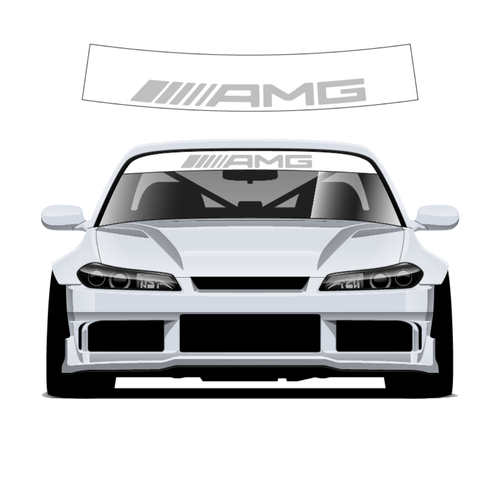 AMG Sun Strip 140cm x 25cm