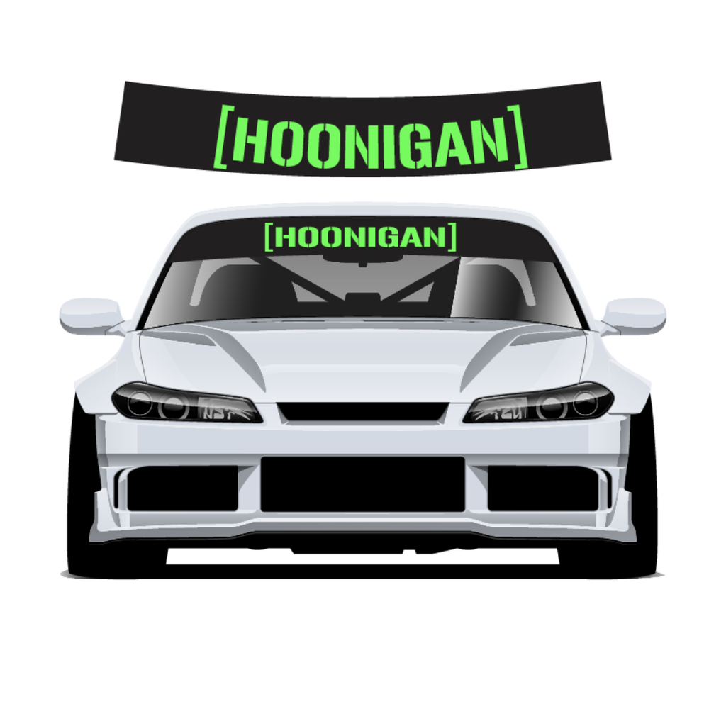 Bandeau pare-soleil Hoonigan 140 cm x 25 cm