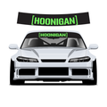 Bandeau pare-soleil Hoonigan 140 cm x 25 cm