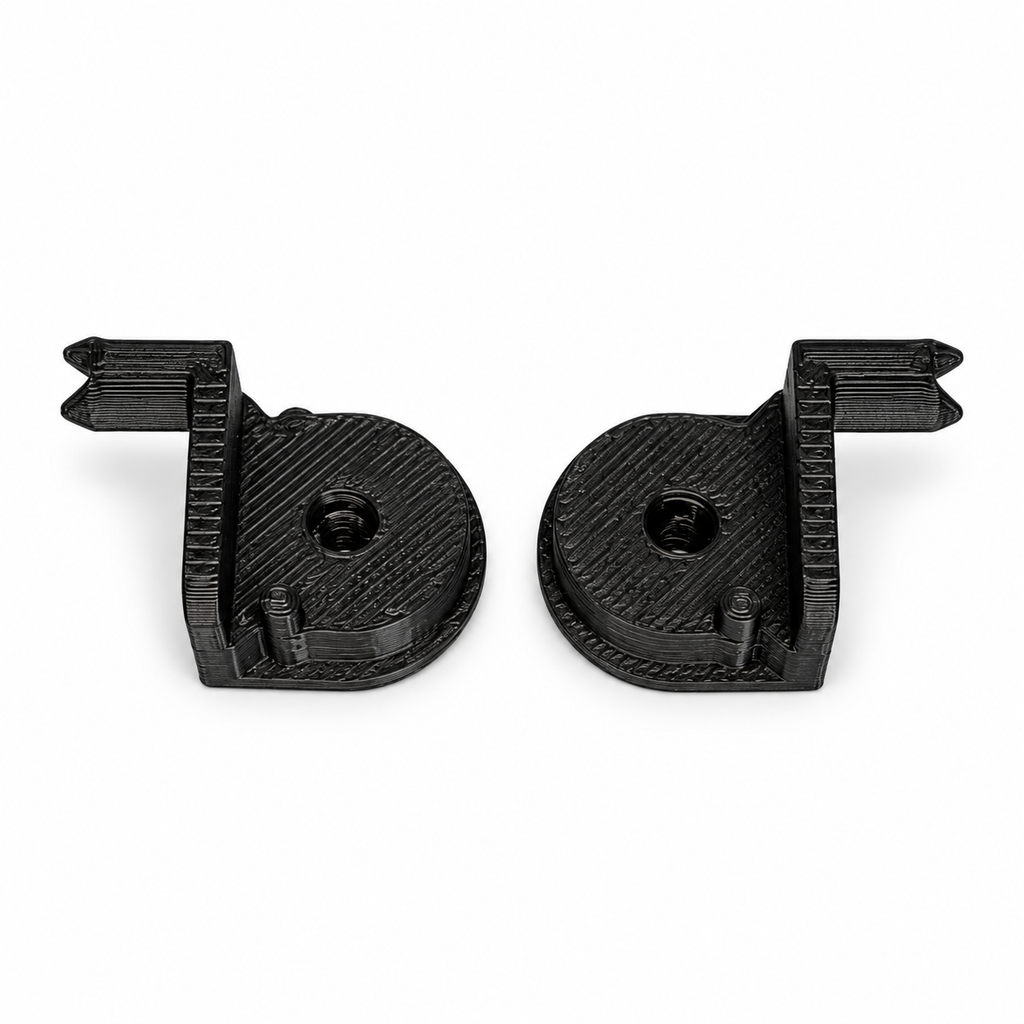 Celica st202 st205 centre console replacement clips/hinges on white background