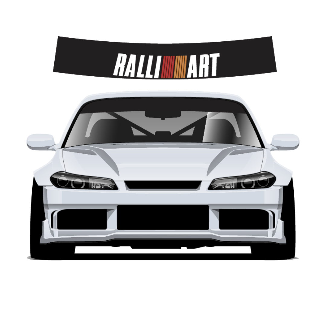 Ralliart Sun Strip 140cm x 25cm