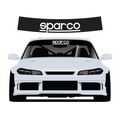 Sparco  Sun Strip 140cm x 25cm