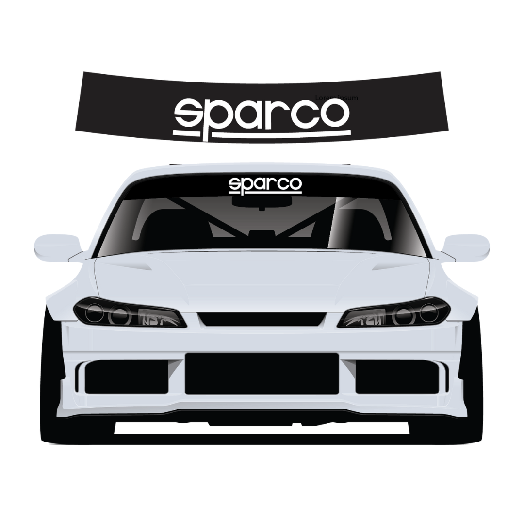 Sparco  Sun Strip 140cm x 25cm