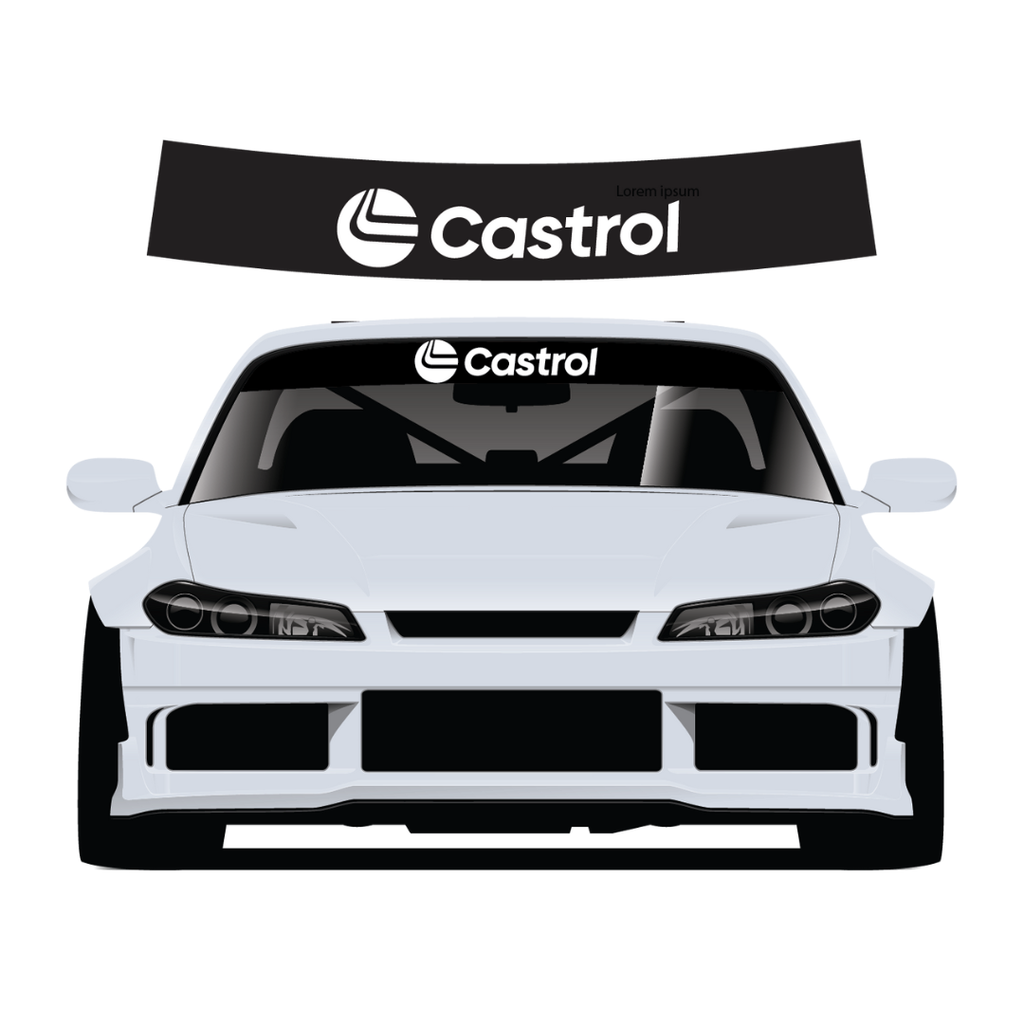 Castrol  Sun Strip 140cm x 25cm