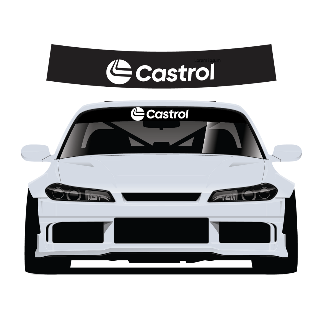 Castrol  Sun Strip 140cm x 25cm