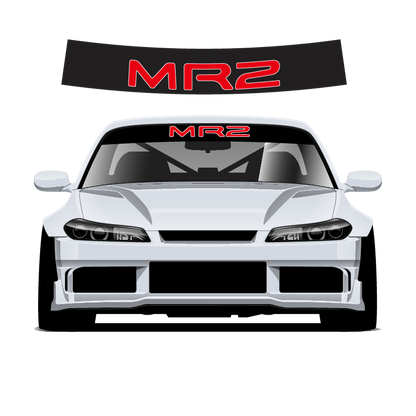 Mr2 v2 Custom Vinyl Sunstrip – Universal Fit 140cm 150cm 160cm