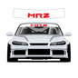 MR2 v3 Custom Vinyl Sunstrip – Universal Fit 140cm 150cm 160cm