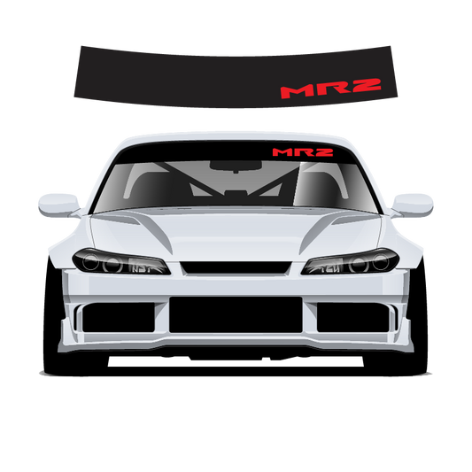 Mr2 Custom Vinyl Sunstrip –  Universal Fit 140cm 150cm 160cm