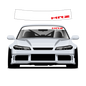 Mr2 Custom Vinyl Sunstrip –  Universal Fit 140cm 150cm 160cm