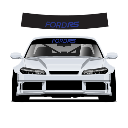 Ford RS Custom Vinyl Sunstrip – Universal Fit 140cm 150cm 160cm