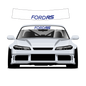 Ford RS Custom Vinyl Sunstrip – Universal Fit 140cm 150cm 160cm