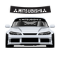 Mitsubishi Custom Vinyl Sunstrip – Universal Fit 140cm 150cm 160cm