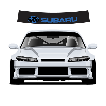 Subaru Custom Vinyl Sunstrip – Universal Fit 140cm 150cm 160cm