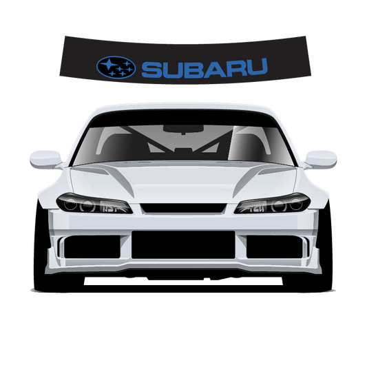 Subaru Custom Vinyl Sunstrip – Universal Fit 140cm 150cm 160cm