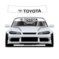 Premium Wrap Sunstrip Toyota st205 model specific