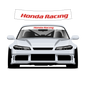 Honda Racing Custom Vinyl Sunstrip – Universal Fit 140cm 150cm 160cm