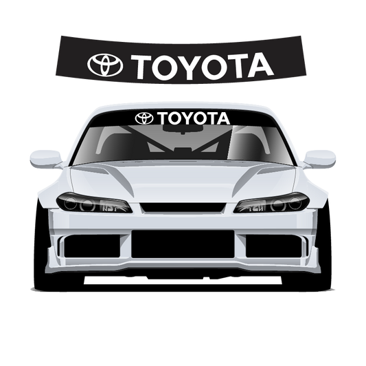 Toyota Celica Custom Vinyl Sunstrip – 130x25cm specifically designed for models st185 st202 st205