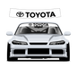 Toyota Celica Custom Vinyl Sunstrip – 130x25cm specifically designed for models st185 st202 st205