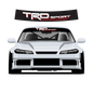 TRD Custom Vinyl Sunstrip – Universal Fit 140cm 150cm 160cm