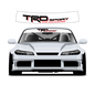 TRD Custom Vinyl Sunstrip – Universal Fit 140cm 150cm 160cm
