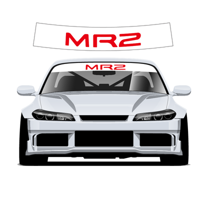 Mr2 v2 Custom Vinyl Sunstrip – Universal Fit 140cm 150cm 160cm