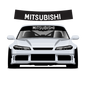 Mitsubishi Custom Vinyl Sunstrip – Universal Fit 140cm 150cm 160cm