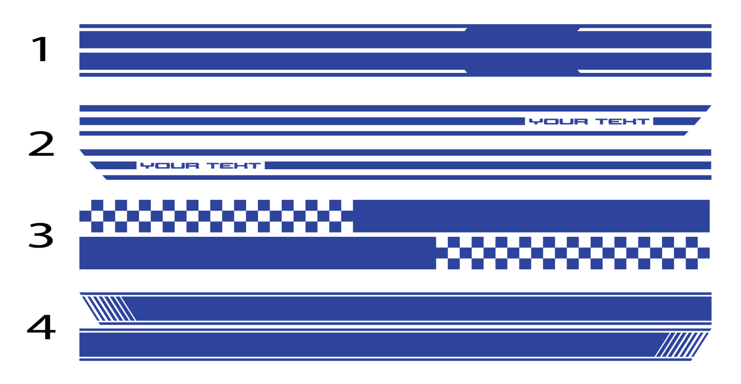 custom side stripes 200x10cm