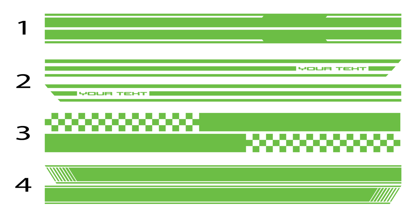 custom side stripes 200x10cm