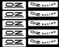 OZ Chrono wheel decals set of 5 high quality 10yr exterior vinyl