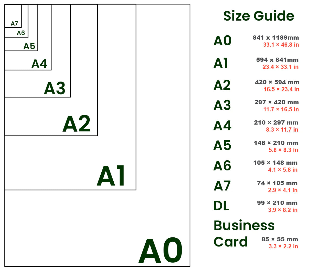Poster Printing Service A1 A2 A3 A4