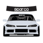 Premium Wrap Sunstrip Sparco
