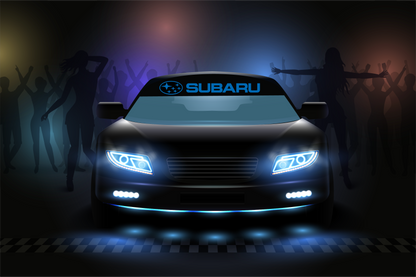 Subaru Custom Vinyl Sunstrip – Universal Fit 140cm 150cm 160cm